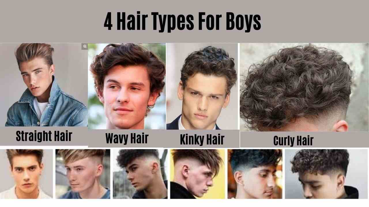 4 hair types For Boys